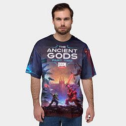 Футболка оверсайз мужская DOOM Eternal: The Ancient Gods, цвет: 3D-принт — фото 2
