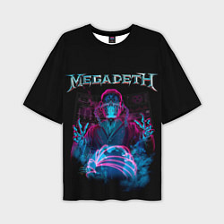 Футболка оверсайз мужская MEGADETH, цвет: 3D-принт