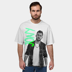Футболка оверсайз мужская Jony music, цвет: 3D-принт — фото 2