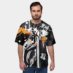 Футболка оверсайз мужская Bleach, цвет: 3D-принт — фото 2