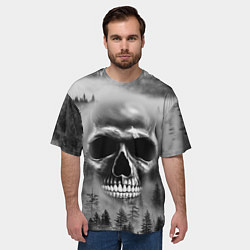 Футболка оверсайз мужская Лесной Дух, цвет: 3D-принт — фото 2