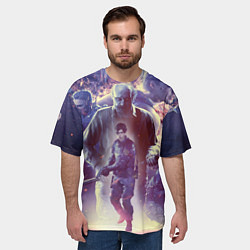 Футболка оверсайз мужская Resident Evil 25-летие, цвет: 3D-принт — фото 2