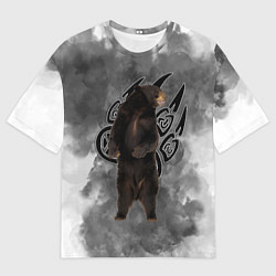 Мужская футболка оверсайз НЕ БУДИ ЛИХО ВЕЛЕС