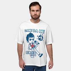 Футболка оверсайз мужская Yakuza Karaoke, цвет: 3D-принт — фото 2