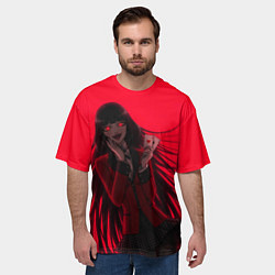 Футболка оверсайз мужская ЮМЭКО БЕЗУМНЫЙ АЗАРТ, цвет: 3D-принт — фото 2