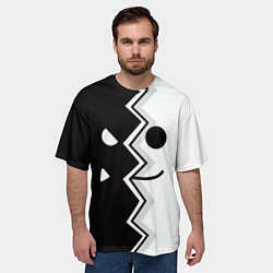 Футболка оверсайз мужская Geometry Dash: Fondo, цвет: 3D-принт — фото 2