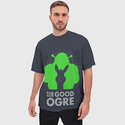 Футболка оверсайз мужская Shrek: Im good ogre, цвет: 3D-принт — фото 2