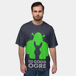 Футболка оверсайз мужская Shrek: Im good ogre, цвет: 3D-принт — фото 2