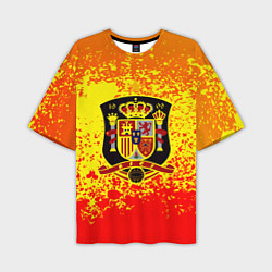 Футболка оверсайз мужская Сборная Испании, цвет: 3D-принт