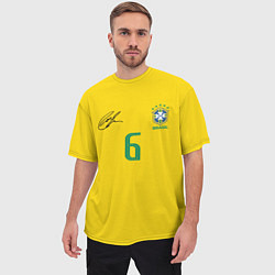 Футболка оверсайз мужская Р Карлос футболка сборной, цвет: 3D-принт — фото 2