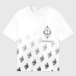 Футболка оверсайз мужская ETHEREUM ЭФИРИУМ ЭФИР, цвет: 3D-принт
