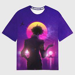 Футболка оверсайз мужская Cowboy Bebop Spike Spiegel, цвет: 3D-принт