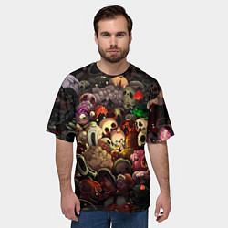 Футболка оверсайз мужская Кошмар Исаака, цвет: 3D-принт — фото 2