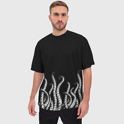 Футболка оверсайз мужская Octopus Щупальца, цвет: 3D-принт — фото 2