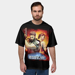 Футболка оверсайз мужская Resident Evil Рэдфилд, цвет: 3D-принт — фото 2