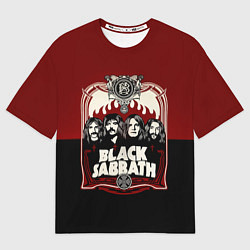 Футболка оверсайз мужская Black Sabbath, цвет: 3D-принт