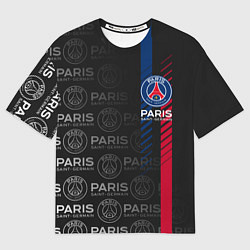 Мужская футболка оверсайз ФК ПСЖ PARIS SAINT GERMAIN