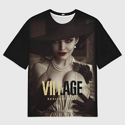 Футболка оверсайз мужская Resident Evil Village Димитреску фан-косплей, цвет: 3D-принт