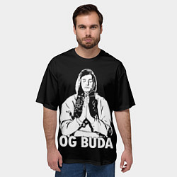Футболка оверсайз мужская OG Buda, цвет: 3D-принт — фото 2