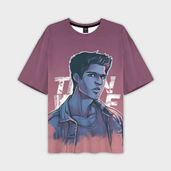 Футболка оверсайз мужская Teen Wolf Scott McCall, цвет: 3D-принт