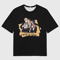 Футболка оверсайз мужская Kaguya Sama, цвет: 3D-принт