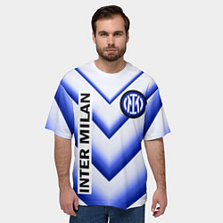 Футболка оверсайз мужская ИНТЕР МИЛАН INTER MILAN, цвет: 3D-принт — фото 2