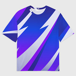 Футболка оверсайз мужская SPORT STYLE BLUE, цвет: 3D-принт