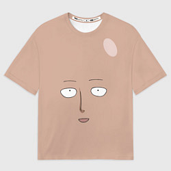 Футболка оверсайз мужская Сайтама One-Punch Man, цвет: 3D-принт