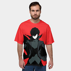 Футболка оверсайз мужская Чёрный Рэн, цвет: 3D-принт — фото 2