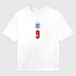 Футболка оверсайз мужская Кейн форма Англия 20212022, цвет: 3D-принт