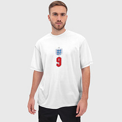 Футболка оверсайз мужская Кейн форма Англия 20212022, цвет: 3D-принт — фото 2