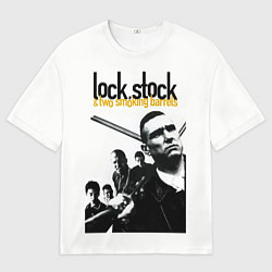 Футболка оверсайз мужская Карты, деньги, два ствола, цвет: 3D-принт