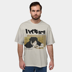 Футболка оверсайз мужская Ринтаро Суна Haikyuu!!, цвет: 3D-принт — фото 2