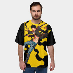 Футболка оверсайз мужская Трафальгар Ло из One Piece, цвет: 3D-принт — фото 2