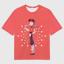 Футболка оверсайз мужская Scout, цвет: 3D-принт