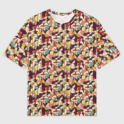 Футболка оверсайз мужская Марафон, цвет: 3D-принт