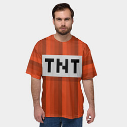 Футболка оверсайз мужская TNT, цвет: 3D-принт — фото 2