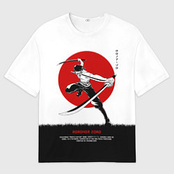 Футболка оверсайз мужская Ророноа Зоро One Piece, цвет: 3D-принт