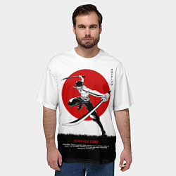 Футболка оверсайз мужская Ророноа Зоро One Piece, цвет: 3D-принт — фото 2