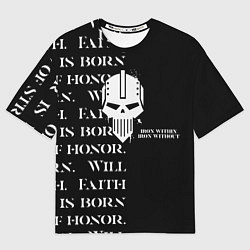 Футболка оверсайз мужская Боевой клич Железные войны, цвет: 3D-принт