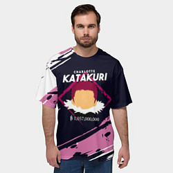 Футболка оверсайз мужская Шарлотта Катакури One Piece, цвет: 3D-принт — фото 2