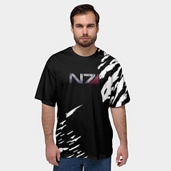 Футболка оверсайз мужская MASS EFFECT ПОСЛЕДНИЙ БОЙ, цвет: 3D-принт — фото 2