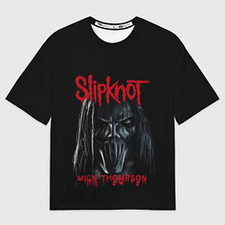 Футболка оверсайз мужская MICK THOMPSON SLIPKNOT СЛИПКНОТ Z, цвет: 3D-принт