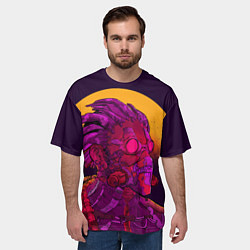 Футболка оверсайз мужская Cyberpunk 2077 Cyberware, цвет: 3D-принт — фото 2