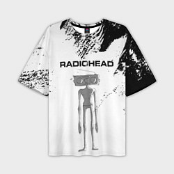 Футболка оверсайз мужская Radiohead Радиохед Z, цвет: 3D-принт