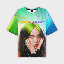 Футболка оверсайз мужская BILLIE EILISH БИЛЛИ АЙЛИШ Z, цвет: 3D-принт