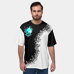 Футболка оверсайз мужская Инверсия, цвет: 3D-принт — фото 2