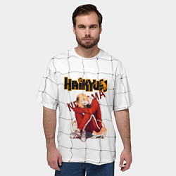 Футболка оверсайз мужская Кенма Козуме, цвет: 3D-принт — фото 2