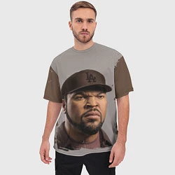 Футболка оверсайз мужская Ice Cube Айс Куб Z, цвет: 3D-принт — фото 2