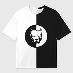 Мужская футболка оверсайз PITBULL SYNDICATE ПИТБУЛЬ СИ